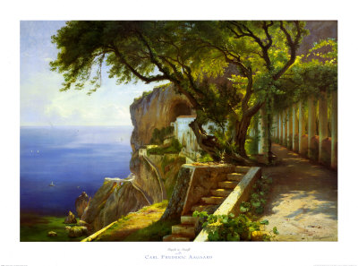 Pergola In Amalfi by Carl Frederic Aagaard Pricing Limited Edition Print image