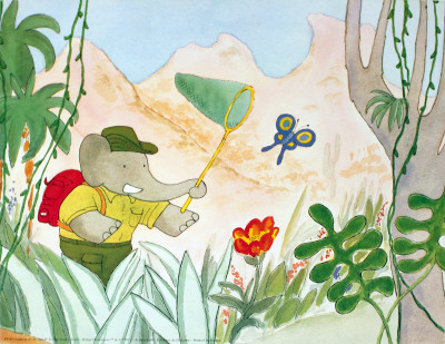 Babar Dans La Foret by Jean Brunhoff Pricing Limited Edition Print image