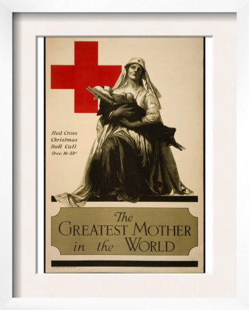 The Greatest Mother In The World, Red Cross Christmas Roll Call Dec. 16-23Rd by Alonze Earl Foringer Pricing Limited Edition Print image