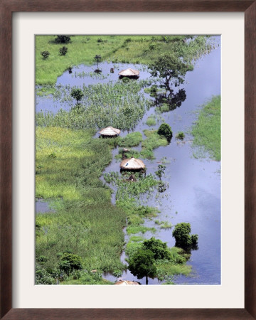 Flooded Houses And Landscape Near Caia, Mozambique, C.2007 by Themba Hadebe Pricing Limited Edition Print image