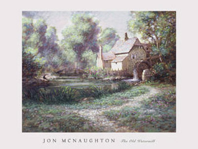 Old Watermill by Jon Mcnaughton Pricing Limited Edition Print image