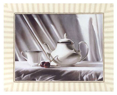 Cherry And Tea Pot by Alexander Sheversky Pricing Limited Edition Print image