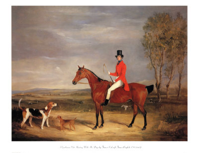 Gentleman Out Hunting With His Dogs by Francis Calcraft Turner Pricing Limited Edition Print image
