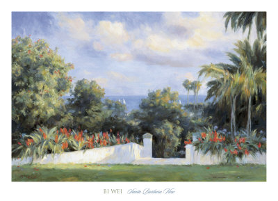 Santa Barbara View by Bi Wei Pricing Limited Edition Print image