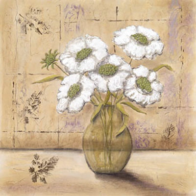 White Bouquet Ii by Petrina Sutton Pricing Limited Edition Print image