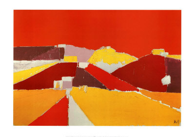 Agrigente, 1953 by Nicolas De Stael Pricing Limited Edition Print image