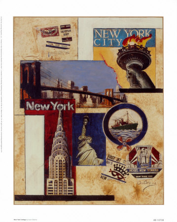 New York Collage by Susan Osborne Pricing Limited Edition Print image