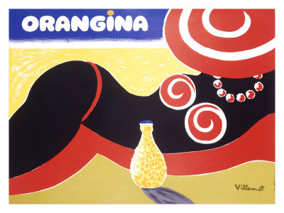 Orangina, Bikini by Bernard Villemot Pricing Limited Edition Print image
