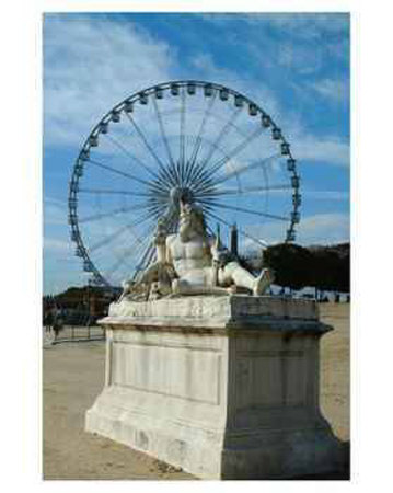 Statue And Wheel by Bruce Morrow Pricing Limited Edition Print image