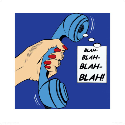 Blah Blah Blah! by Deborah Azzopardi Pricing Limited Edition Print image