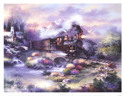 Spring Creek Express by James Lee Pricing Limited Edition Print image