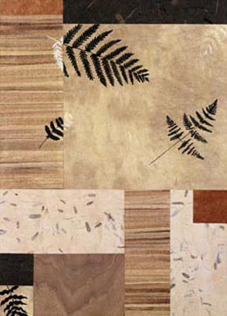 Collage With Leaves And Ferns Ii by Julieann Johnson Pricing Limited Edition Print image