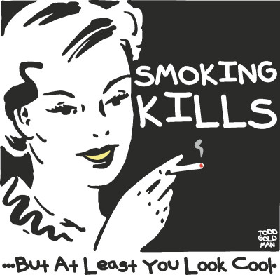 Smoking Kills by Todd Goldman Pricing Limited Edition Print image