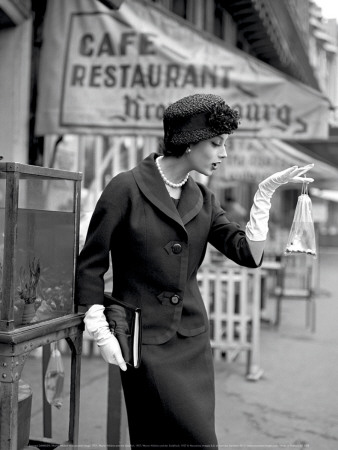 Marie-Hélène And The Goldfish, 1957 by Georges Dambier Pricing Limited Edition Print image