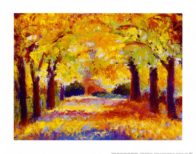 Central Park In Autumn by Gail Wells-Hess Pricing Limited Edition Print image