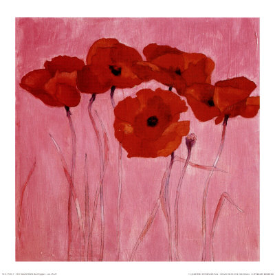 Red Poppies by Teo Malinverni Pricing Limited Edition Print image