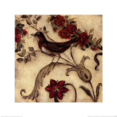 Crimson Songbird Ii by Laurel Lehman Pricing Limited Edition Print image