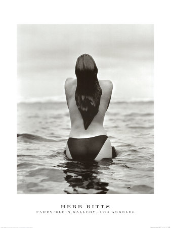 Woman In The Sea, Hawaii, 1988 by Herb Ritts Pricing Limited Edition Print image