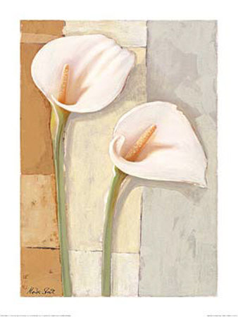 Two White Callas by Marita Stock Pricing Limited Edition Print image
