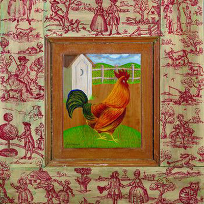 Folk Rooster Ii by Kari Phillips Pricing Limited Edition Print image