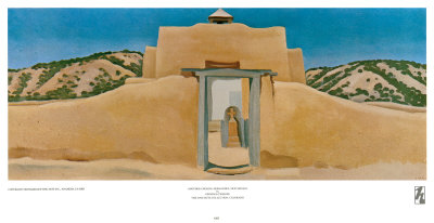 Another Church, Hernandez, New Mexico by Georgia O'keeffe Pricing Limited Edition Print image