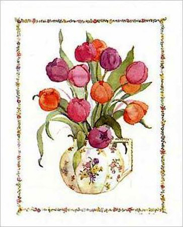 Bouquet Of Tulips by Sarah Malin Pricing Limited Edition Print image