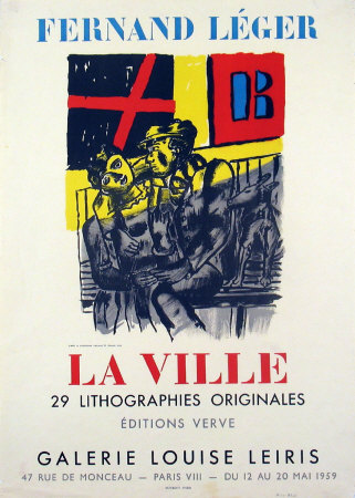 La Ville by Fernand Leger Pricing Limited Edition Print image