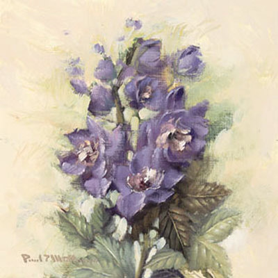 Delphinium Magic by Paul Mathenia Pricing Limited Edition Print image
