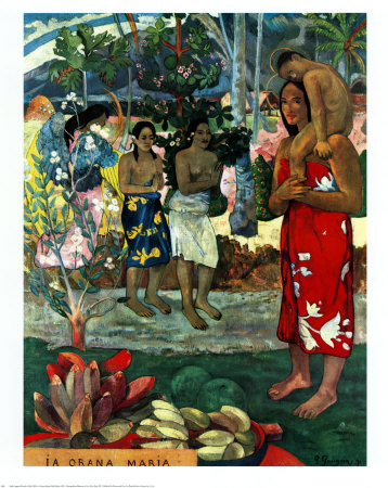 Hail Mary by Paul Gauguin Pricing Limited Edition Print image