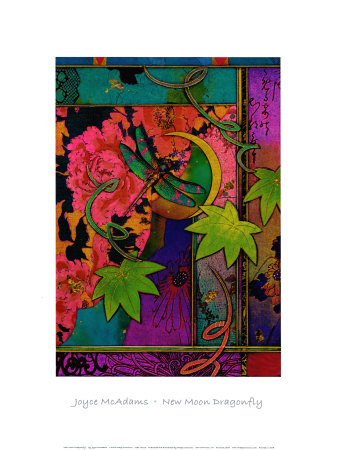 New Moon Dragonfly by Joyce Mcadams Pricing Limited Edition Print image