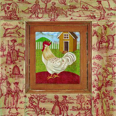 Folk Rooster I by Kari Phillips Pricing Limited Edition Print image