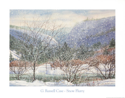 Snow Flurry by G. Russell Case Pricing Limited Edition Print image