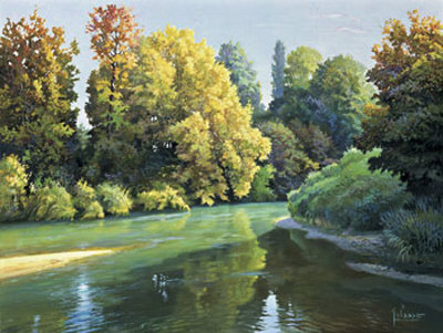 Fiume Tra I Boschi by Adriano Galasso Pricing Limited Edition Print image