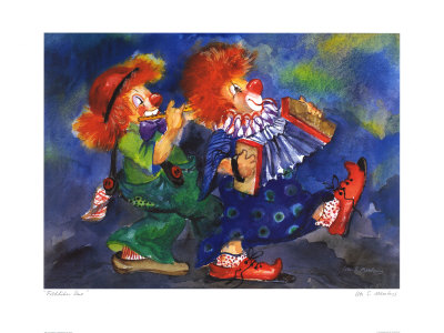 Frohliches Duo by Ute S. Mertens Pricing Limited Edition Print image