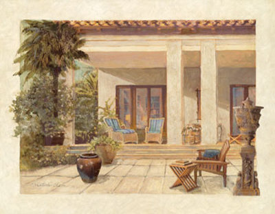 Mediterranean Garden Ii by Charlene Winter Olson Pricing Limited Edition Print image