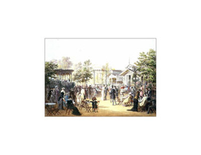 The Volksgarten, Vienna by Carl Goebel Pricing Limited Edition Print image