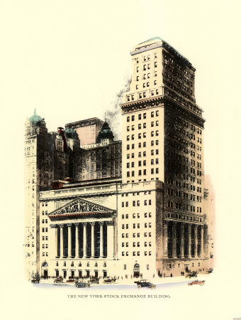 New York Stock Exchange by Trowbridge Pricing Limited Edition Print image