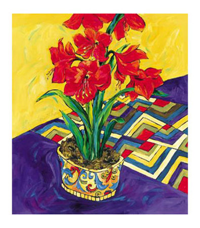 Amaryllis by Joyce Shelton Pricing Limited Edition Print image