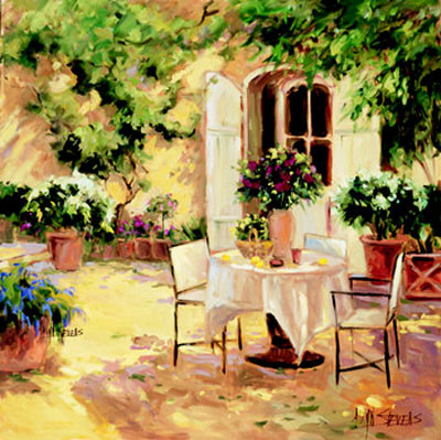 Country Courtyard by Allayn Stevens Pricing Limited Edition Print image