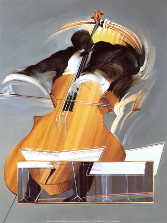 Le Violoncelle by Dominique Guillemard Pricing Limited Edition Print image