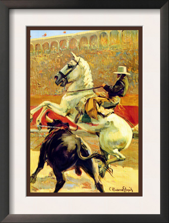 Cartel De Toros Sin Texto by Jerome Rogen Pricing Limited Edition Print image