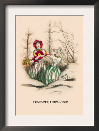 Primevere, Perce-Neige by J.J. Grandville Pricing Limited Edition Print image