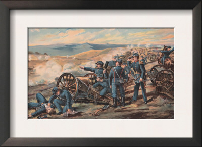 U.S. Army, Field Batteries, Malvern Hill, 1862 by Arthur Wagner Pricing Limited Edition Print image