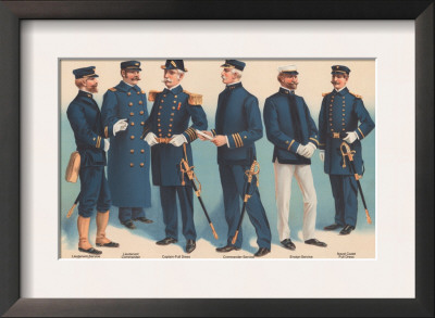 U.S. Navy Uniforms 1899 by Werner Pricing Limited Edition Print image