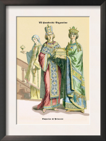 Emperor And Princess Of Byzantine, 8Th Century by Richard Brown Pricing Limited Edition Print image