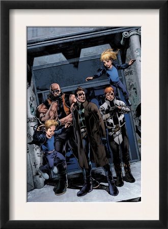 X-Factor #200 Group: Richards, Franklin, Richards, Valeria, Madrox, Strong Guy And Shatterstar by Esad Ribic Pricing Limited Edition Print image