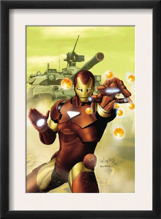 Invincible Iron Man #2 Cover: Iron Man by Salvador Larroca Pricing Limited Edition Print image