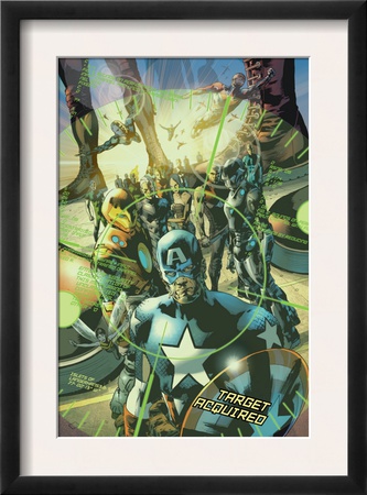 Ultimates 2 #7 Cover: Captain America, Iron Man And Ultimates by Bryan Hitch Pricing Limited Edition Print image