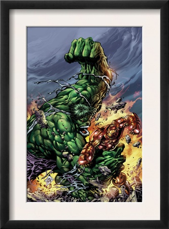 Incredible Hulk #74 Cover: Hulk And Iron Man by Mike Deodato Jr. Pricing Limited Edition Print image