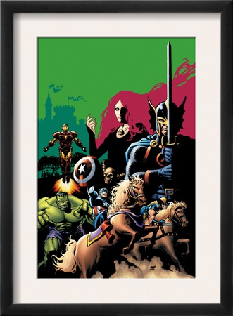 Marvel Adventures Avengers #10 Cover: Captain America by Cameron Stewart Pricing Limited Edition Print image